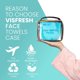 thumbnail image 4 of Toalla Facial Visfresh 15 XL Estuche Impermeable de Viaje, 4 of 9