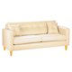 thumbnail image 2 of Sofa New Retro 3 Cuerpos Pu 04 Beige, 2 of 5