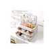 thumbnail image 2 of Cosmetiquero Con Tapa Estilo Elegante Doble Cajoneras Blanco, 2 of 2