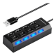 thumbnail image 1 of Hub 4 puertos multi USB 2.0 indicador luz con botones, 1 of 3