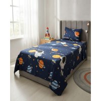 Teng Fei - Sábanas Plaza Y Media Suaves Infantil Niña Niño Astronauta