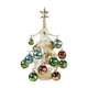 thumbnail image 3 of Figuras En Miniatura De Adorno De árbol De Navidad De Vidrio Para Escritorio De Fiesta Interior, 3 of 5