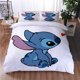 thumbnail image 1 of x1148 Bed SheetsLovely Stitch & Love Heart Cartoon Child Duvet Cover Set HD Comforter Cover Bedclothes for Kids Bedding Sets Bedroom Decor 3-Piece Bedding Set (1 Duvet Cover + 2 Pillow Shams) nj1148, 1 of 5