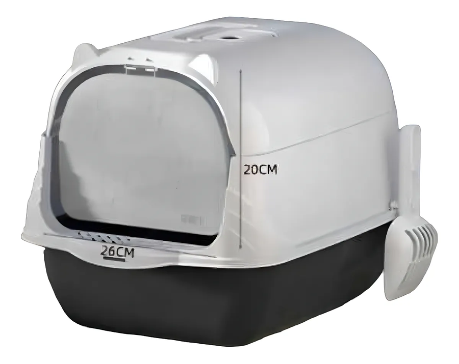 Genérico - Arenero Sanitario Para Gato Cerrado Con Pala