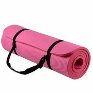 Crusec - Yoga Mat Tapete Colchoneta Pilates 180X60X1 Cm Con Correas