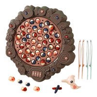 Magideal - De Pesca, Juguete De Interacción Entre Famiia, Recogedor De Peces, Juguetes Educativos Para , Juguetes De Pesca Para Bebés Y Niño Rojizo