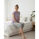 thumbnail image 3 of Pijama Mujer Algodón Estampado Snake gris S, 3 of 7