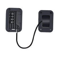 Bothyi - Cerradura De Ventana De Refrigerador Cerraduras De Combinación Codificadas De Seguridad Para Niños Para Puerta De Refrigerador Negro