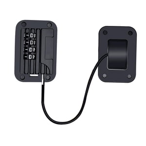 Bothyi - Cerradura De Ventana De Refrigerador Cerraduras De Combinación Codificadas De Seguridad Para Niños Para Puerta De Refrigerador Negro