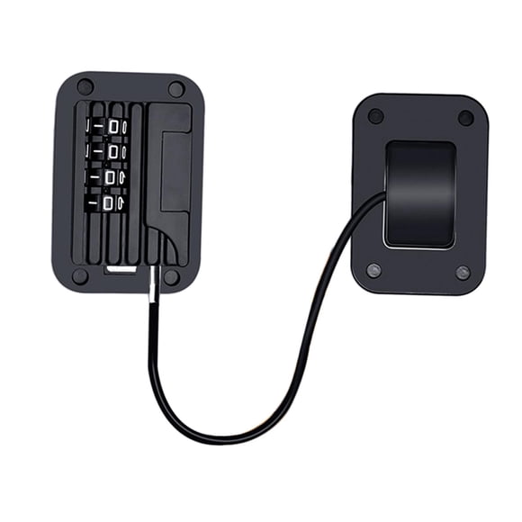 Cerradura De Ventana De Refrigerador Cerraduras De Combinación Codificadas De Seguridad Para Niños Para Puerta De Refrigerador Negro