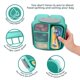 thumbnail image 4 of Lonchera Vensp Bento para adultos, 1300 ml, 4 compartimentos con tenedor, color verde, 4 of 7
