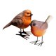 thumbnail image 4 of Estatuilla De Pájaro Artes Decoración Resina Para Mesa Exterior E Interior Exterior Naranja, 4 of 5