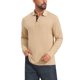 thumbnail image 4 of INSPIRE CHIC Camisetas de Polo de Golf para Hombre con Botones de Contraste, Cuello con Bolsillo, Mangas Largas, Talla L, Beige, 4 of 5