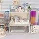 thumbnail image 3 of Maximize Your Desk Space with this Multi-layer Student Dormitory Desk Storage Rack!, 3 of 4
