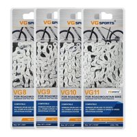 Vgsport - Cadena 9V Velocidades, Ultra Ligera, Bicicleta Mtb Y Ruta