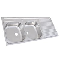 Splendid - Lavaplatos 1235X435 Con Rebalse Empotrar Derecho