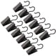thumbnail image 1 of Juego de clips para cortinas JANYUN de acero inoxidable, paquete de 120, color negro, 1 of 7