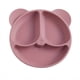 thumbnail image 1 of 1pc, Food Grade Silicone Children's Dinner Plate Bowl Suction Cup Format Cute Cartoon Bear Baby Food Supplement Tableware, 1 of 3