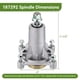 thumbnail image 2 of Conjunto De Husillo Compatible Con Plataformas De Cortacésped De 42 54 Con Pernos, 2 of 6
