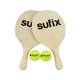 thumbnail image 1 of Set Paletas Playa Redondas Sufix Madera con 2 Pelotas Beige, 1 of 2