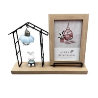 Kivara - Marco Foto Infantil Portaretrato 10X15Cm Casita Celeste