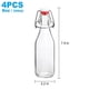 thumbnail image 2 of Botellas con tapa giratoria JOBVERT, 250 ml, paquete de 4, vidrio hermético, 2 of 7