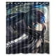 thumbnail image 1 of Cortina de ducha Black Rock Shooter, juego de cortina de baño con ganchos, tamaño 60 x 72 pulgadas, 1 of 3