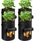 thumbnail image 1 of Bolsas De Cultivo De Patata Con Aleta De 4 Galones Maceta De Plantación Con Manijas Y Ventana De Cosecha Para Patata Tomate Y Verduras Negro 4 Piezas, 1 of 3