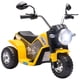 thumbnail image 1 of Motocicleta Eléctrica Infantil Aosom 6V 3 Ruedas Amarilla, 1 of 9