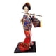 thumbnail image 4 of Decoración De Estante De Muñecas De Kimono Artesanal De Geisha Japonesa De 12 Pulgadas, 4 of 5