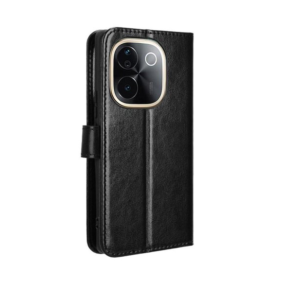Funda tipo libro para iQOO Z9S Pro 5G, cartera todo‑en‑uno, funda multifuncional con tarjetero y correa de muñeca desmontable