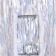 thumbnail image 1 of Xiao Hua Paquete de 2 Cortina de Línea de Lluvia Plateada con Brillo Láser de 3.3 Ft x 8.2 Ft, Cortina de Línea de Lluvia con Borlas, Cortina de Fondo para Fotos, Suministros para Fiestas de, 1 of 5