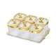 thumbnail image 4 of Caja De Almacenamiento De Alimentos Dividida Con Plato De Frutos Secos Para Comedor, Sala De Estar, Fiesta, Transparente, 4 of 5