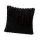 thumbnail image 3 of Funda De Almohada De Felpa De Piel Sintética Para Sala De Estar, Silla, Dormitorio, Color Negro, 3 of 3
