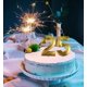 thumbnail image 5 of Velas Qj-solar Doradas 25 Cumpleaños – Pack de 2, 5 of 6