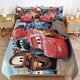 thumbnail image 4 of Cars Piston Cup Circuit Blue, Red, Lightning McQueen And Mater 3 Piece Toddler Thickening Bed Set - Comforter, 4 of 5