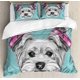 thumbnail image 1 of Indie Duvet Cover Set Group of Funky Monsters Society Different Expressions Abstract Groovy Doodle Style Decorative 3 Piece Bedding Set, 1 of 3