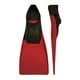 thumbnail image 1 of Aletas de natación FINIS Long Floating, color negro/rojo, talla XL, 1 of 3