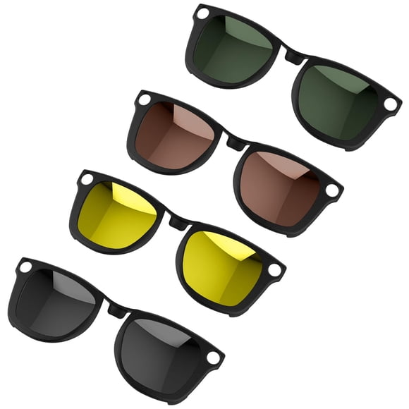 Set de clips polarizados Rechale para Ray-Ban Meta Wayfarer L
