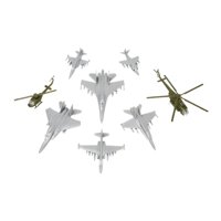 Bothyi - 8 Piezas De Avión De Juguete Modelo 1:144 Modelo De Avión A Escala Coleccionable De Aviación Estilo A
