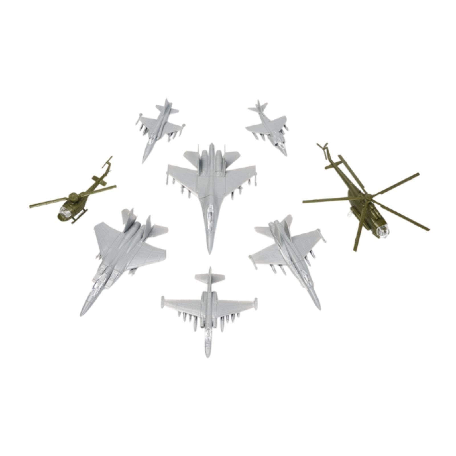 Bothyi - 8 Piezas De Avión De Juguete Modelo 1:144 Modelo De Avión A Escala Coleccionable De Aviación Estilo A