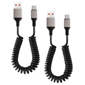 Bothyi - 2 Uds Usb C Cable De Carga Rápida Cama Vehículo Auto Coche Hogar Cable Cargador En Espiral