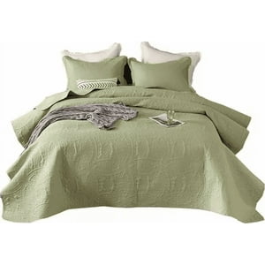 Genérico - Cobertor Verano King Unicolor Verde Rey