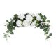 thumbnail image 2 of Arco De Boda Swag Flores De Seda Artificial Puerta Colgante Decoración De Fiesta De Pared Blanco, 2 of 5