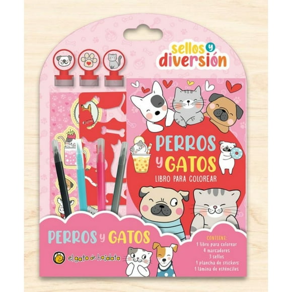 EDITORIAL GUADAL PERROS Y GATOS SELLOS Y DIVERSION
