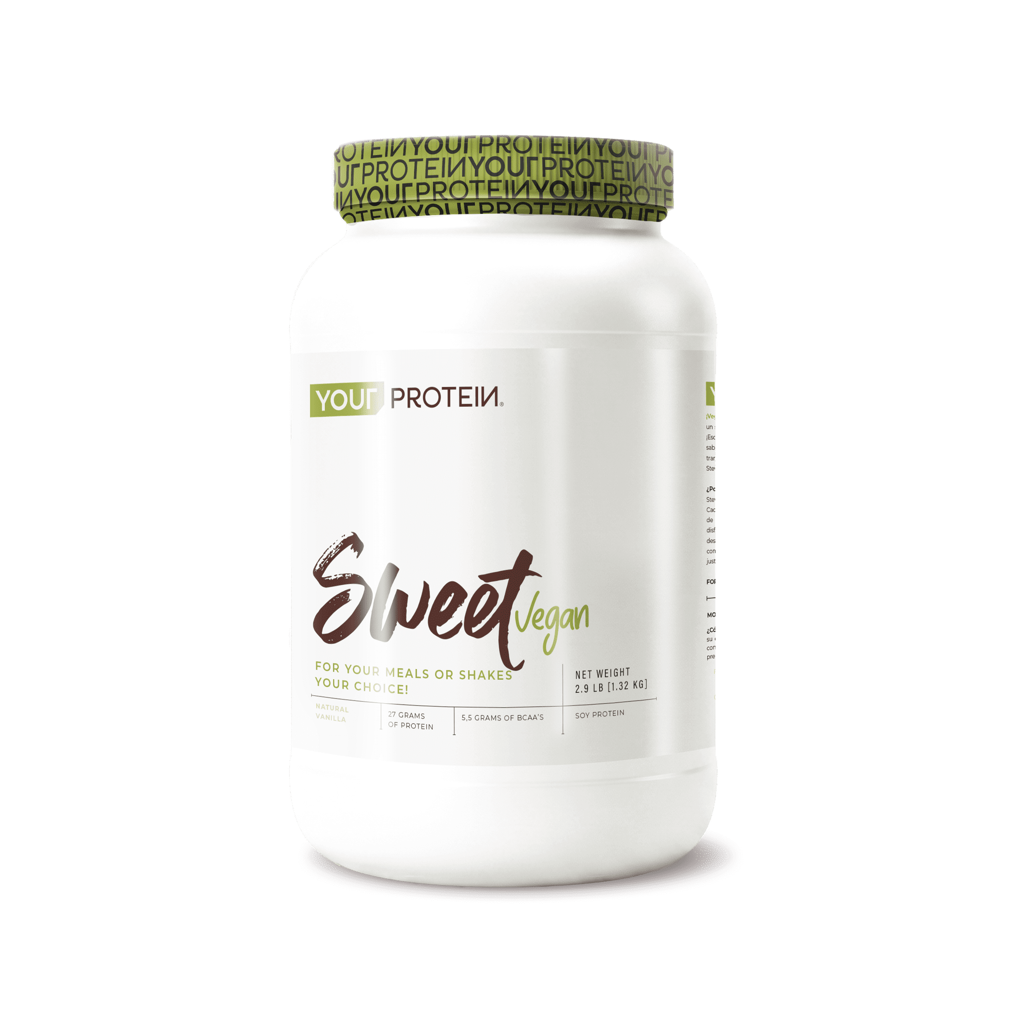 Proteina Premium Lets Go Vegan 2,9 Lbs Your Protein / Chef Vainilla