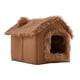 thumbnail image 2 of Caseta Para Perros Suave Con Forma De Cueva Cálida Extraíble Y Multifuncional Con Cojín Marrón M, 2 of 5