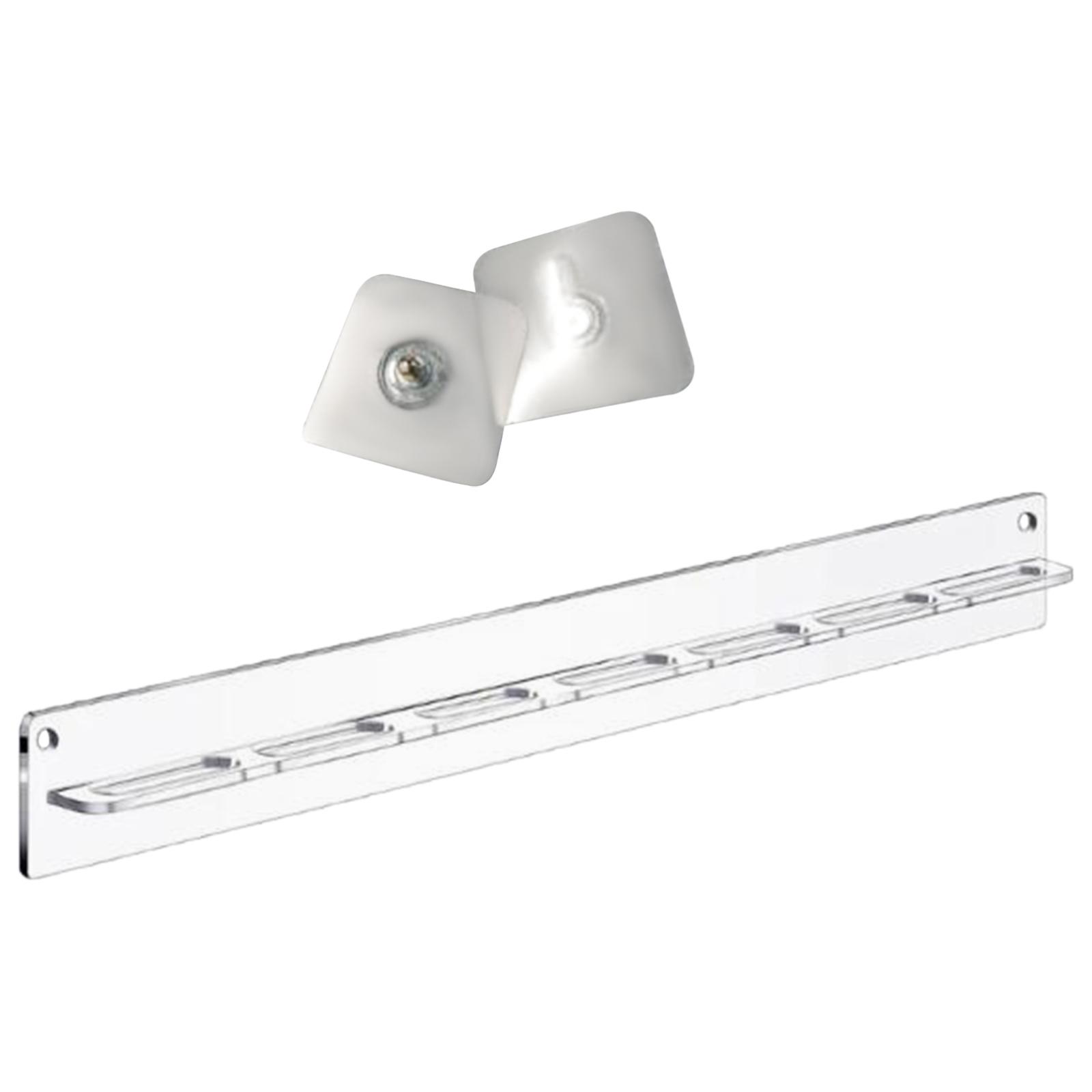 Ioensy - Estante Para Gafas, Organizador De Gafas De Sol Acrílico Montado En La Pared Para Estante De Entrada, Transparente