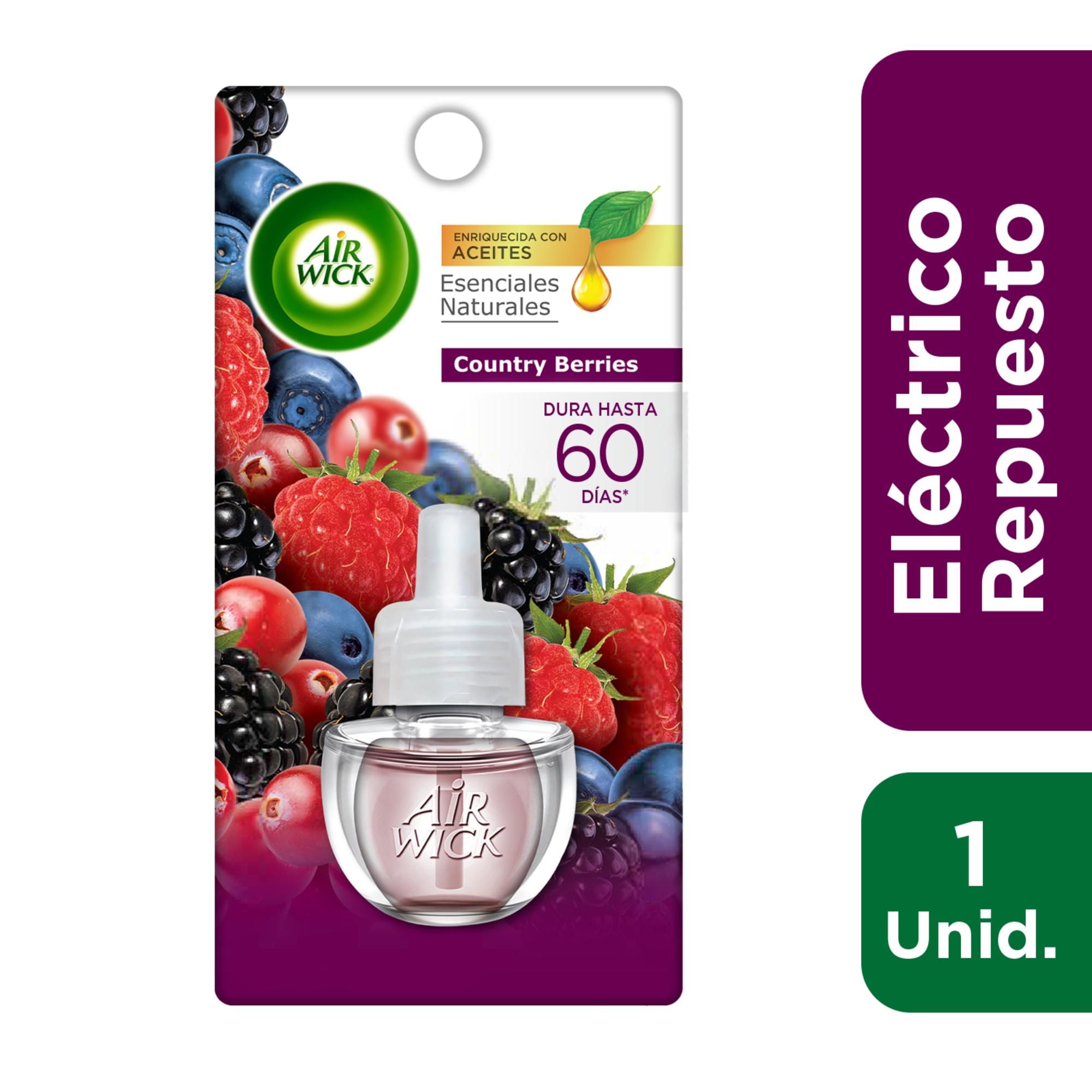 Desodorante Ambiental Eléctrico Repuesto Country Berries Aerosol Doypack 21 ml Air Wick