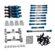 thumbnail image 1 of Kit De Metal De Repuesto RC Soporte De Choque Para Camiones De Automóvil WPL HengLong FY Azul, 1 of 5